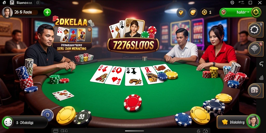 Tampilan gameplay seru dan menantang di 7276SLOTS.