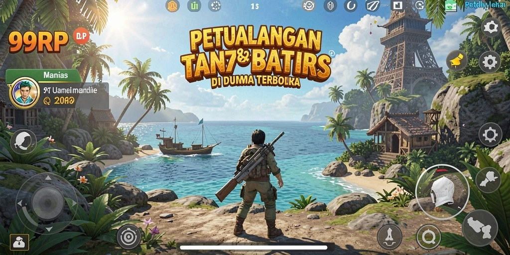 Gameplay 99RP menampilkan eksplorasi dunia terbuka yang menakjubkan.