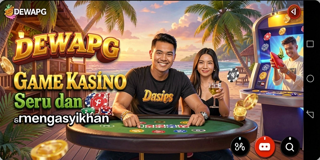 Screenshot utama DEWAPG menampilkan gameplay kasino yang seru dan mengasyikkan.