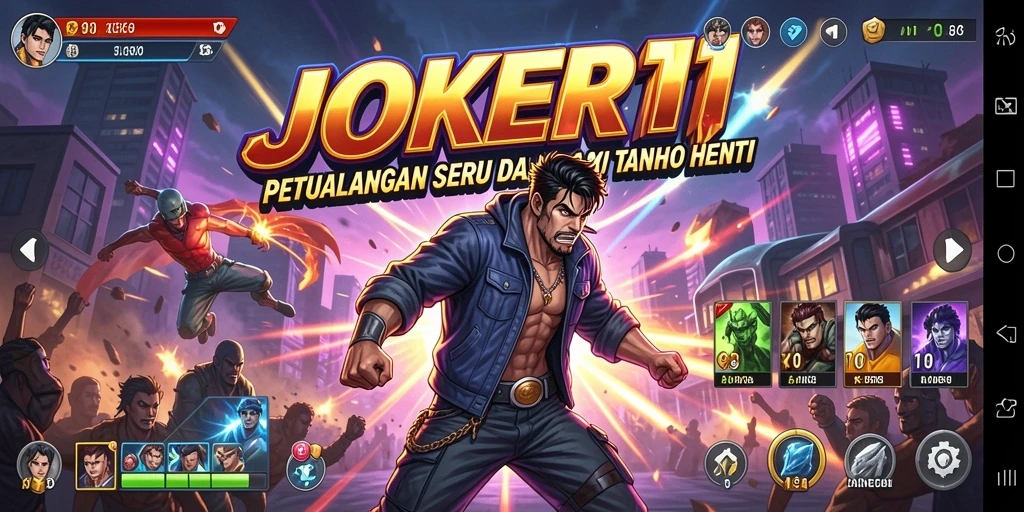 Tampilan gameplay JOKER11 yang penuh aksi dan adrenalin.