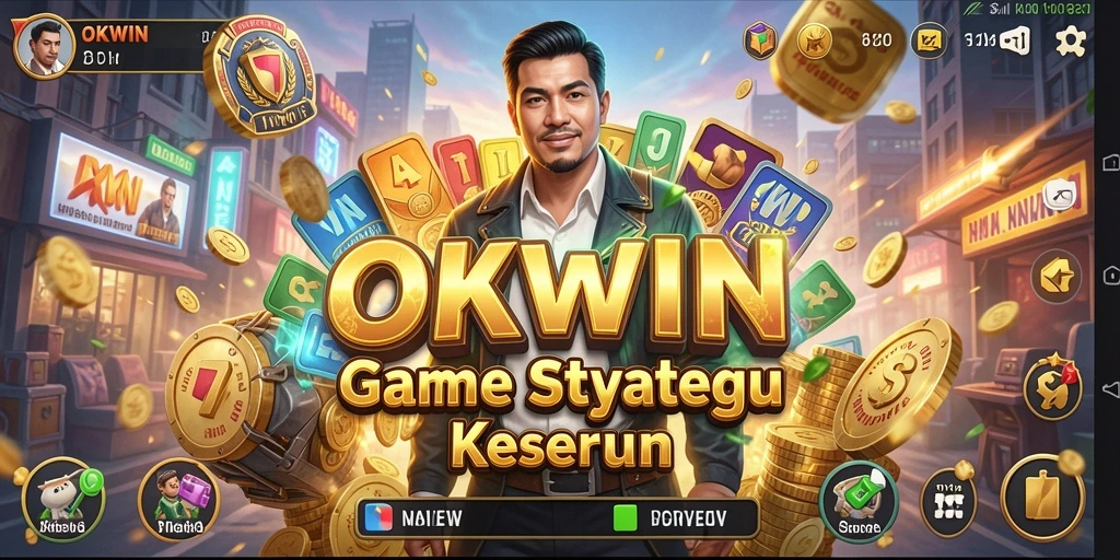Screenshot gameplay OKWIN menampilkan suasana Tycoon yang seru.