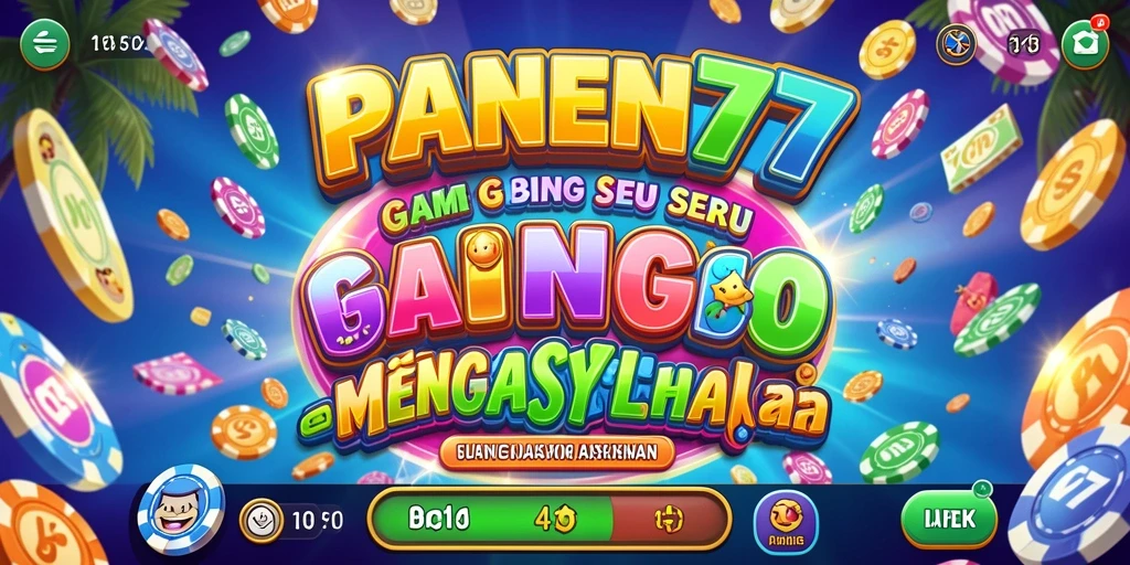 Screenshot gameplay seru dalam PANEN77 yang menunjukkan keseruan bermain Bingo.
