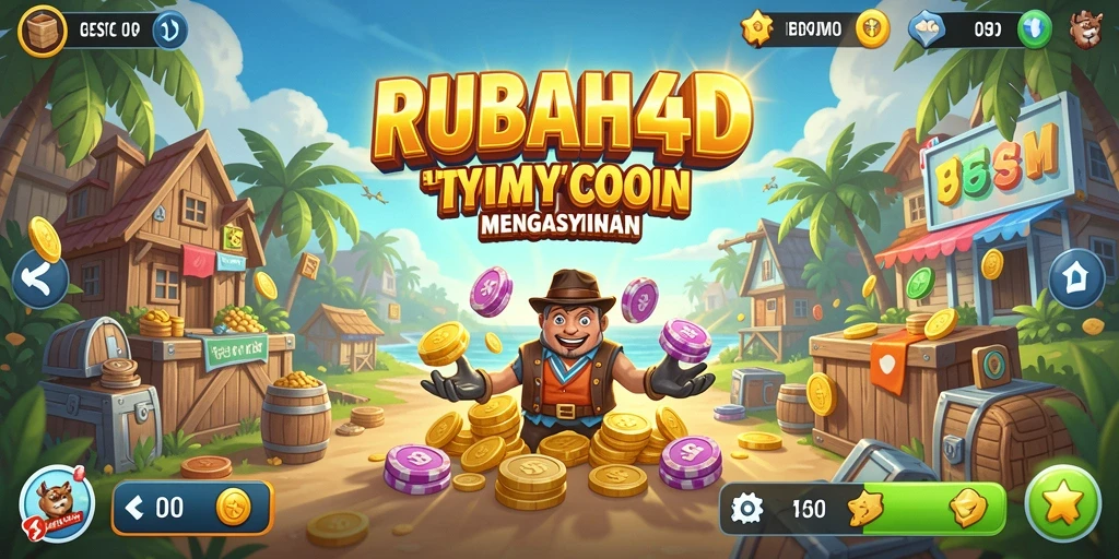 Screenshot gameplay RUBAH4D yang menampilkan elemen manajemen bisnis.
