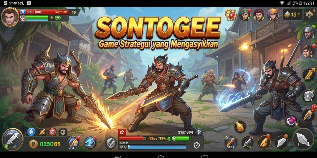 Tampilan gameplay menarik dari SONTOGEL yang penuh strategi.