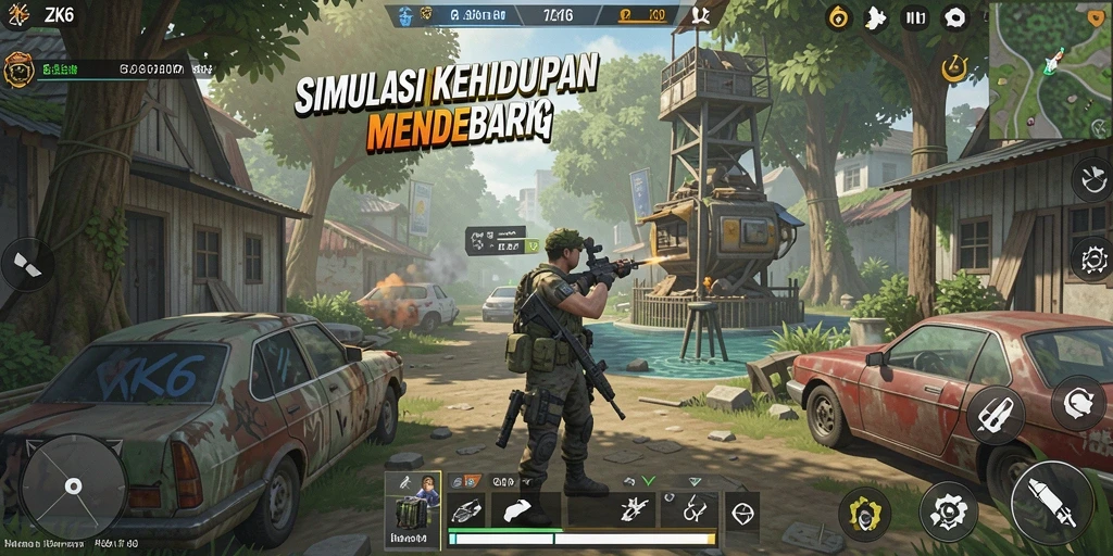 Tampilan gameplay ZK6 yang menawan dan interaktif.